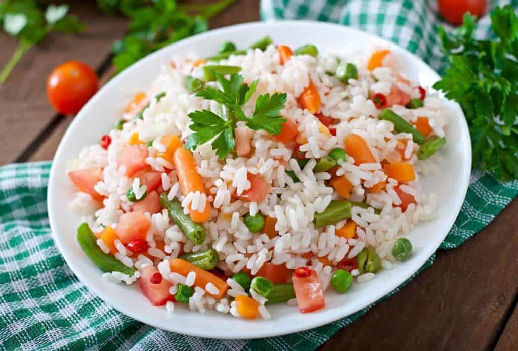 receta arroz con verduras