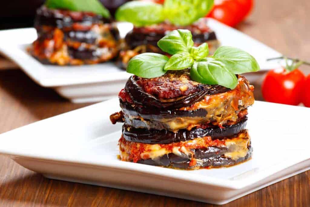 receta Milhojas de Berenjena