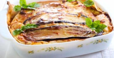 receta Lasaña de berenjena
