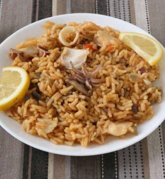 arroz con calamares