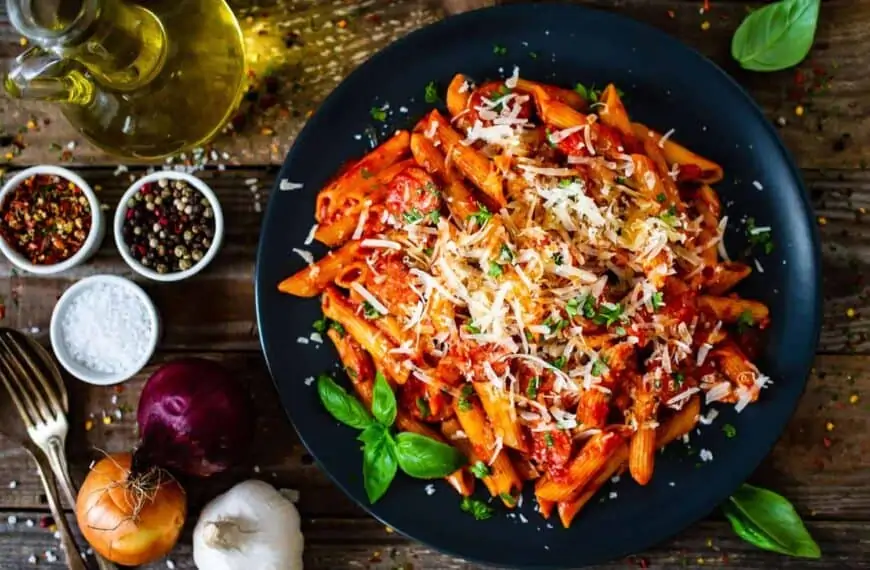 Macarrones con Verduras