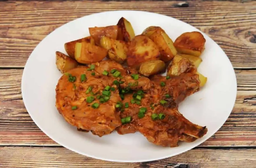 chuletas de cerdo al horno