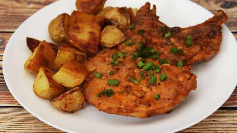 Chuletas de Cerdo al Horno Muy Fáciles y Super Jugosas