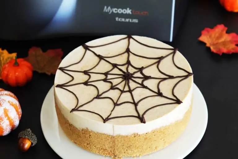 tarta de queso de calabaza en mycook touch