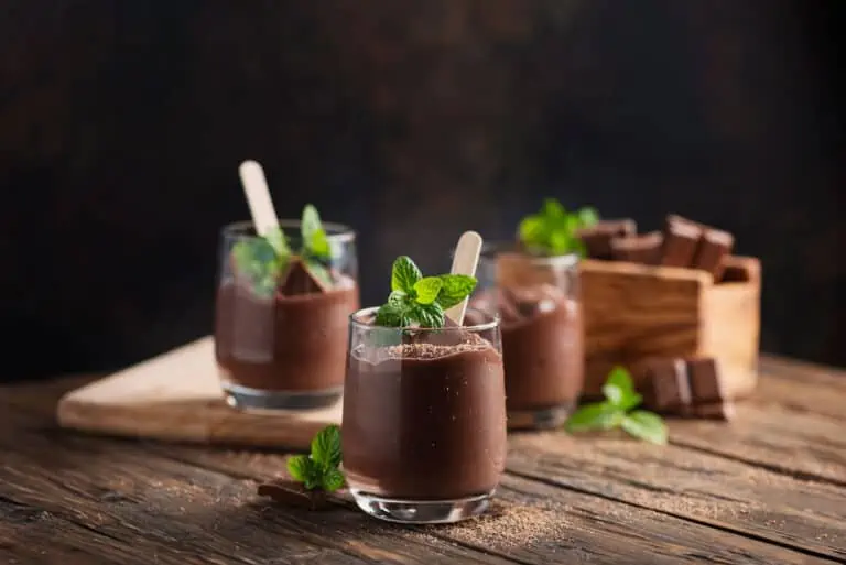 mousse de chocolate