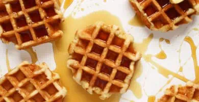 receta de waffles caseros