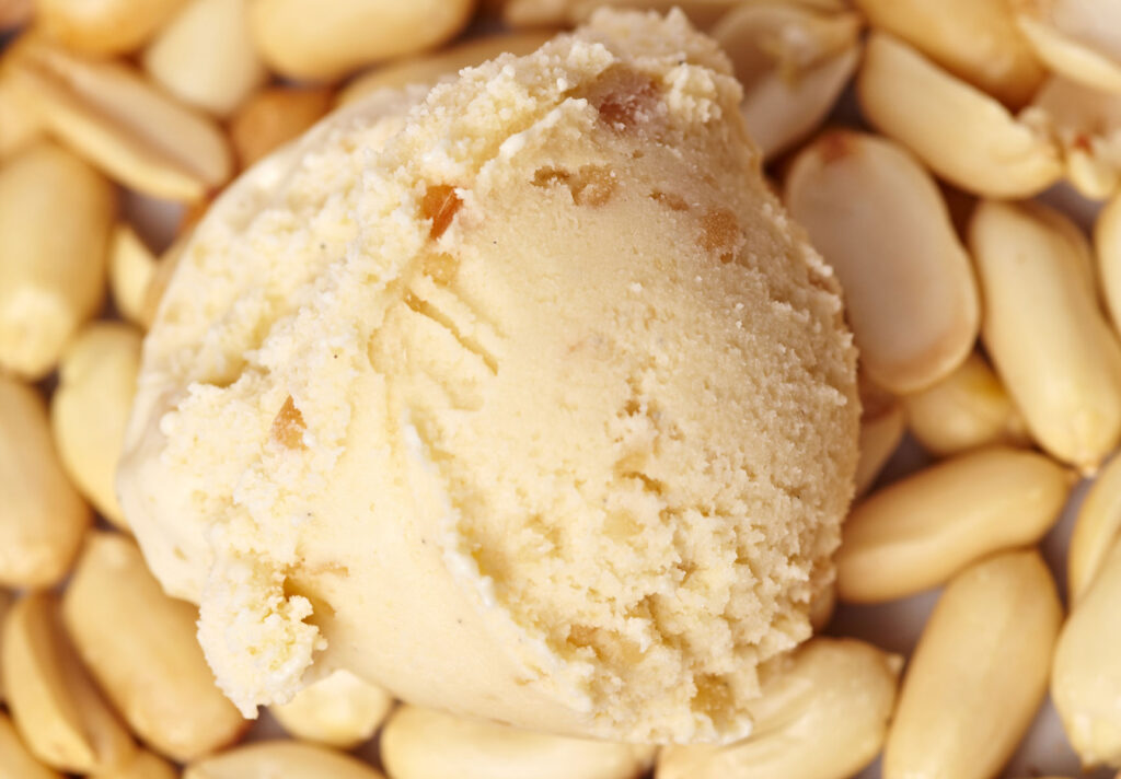 receta de helado de mantequilla de cacahuete