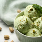 receta de helado de pistacho