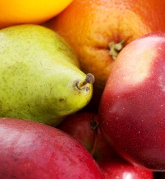 produccion de peras manzanas y naranjas