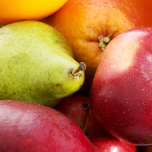 produccion de peras manzanas y naranjas