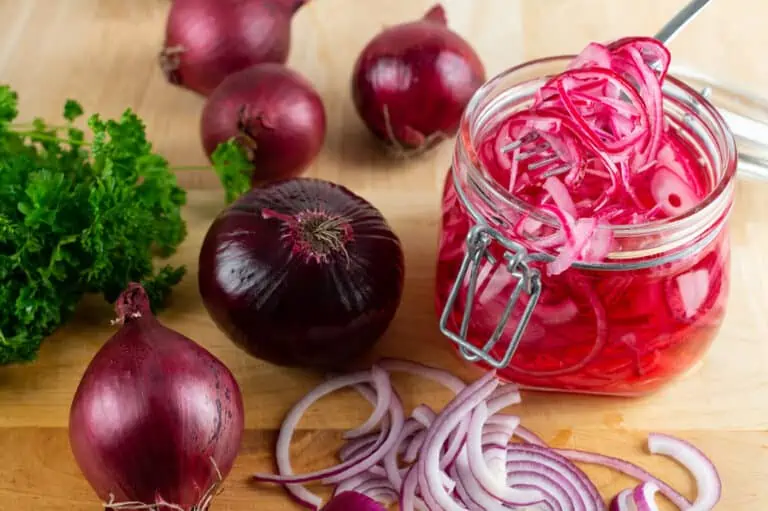 cebollas rojas en escabeche