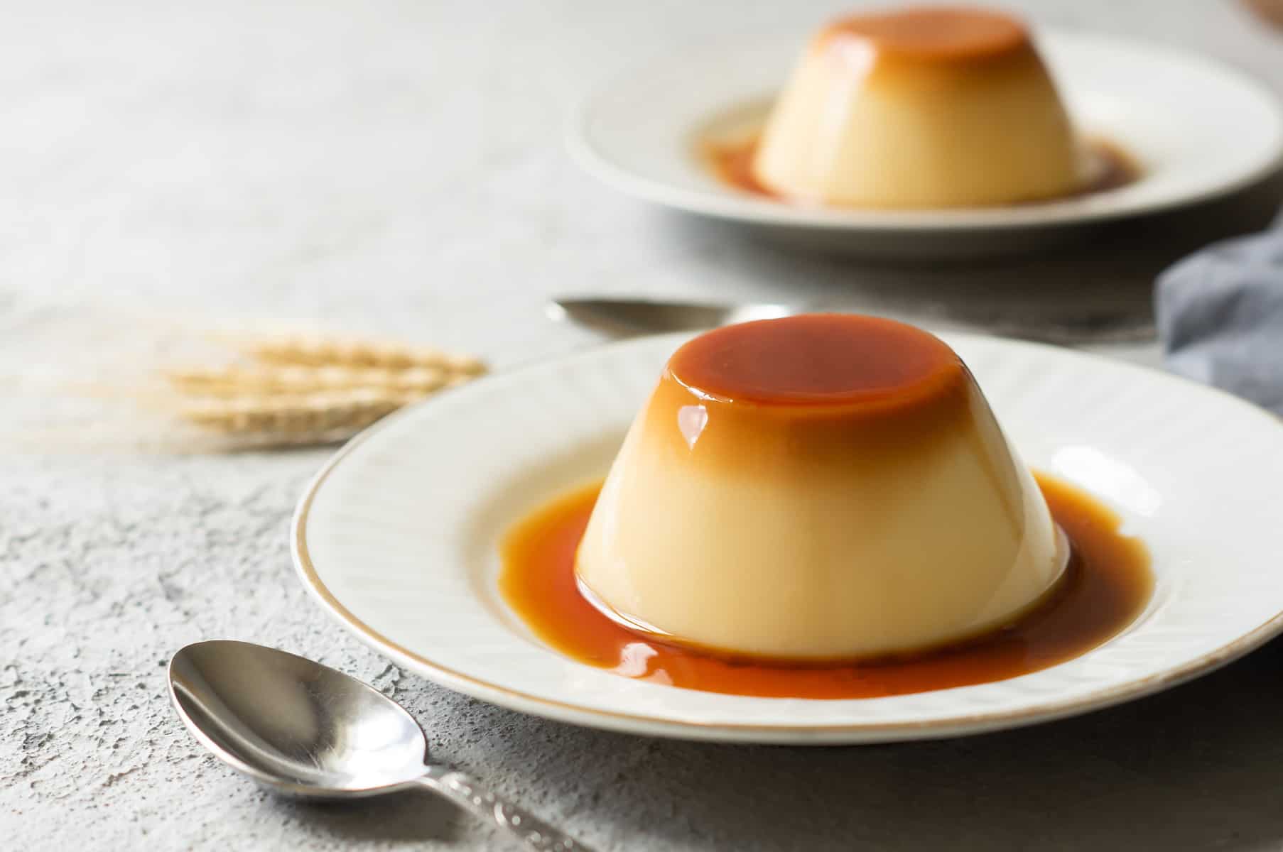 receta de flan de leche casero