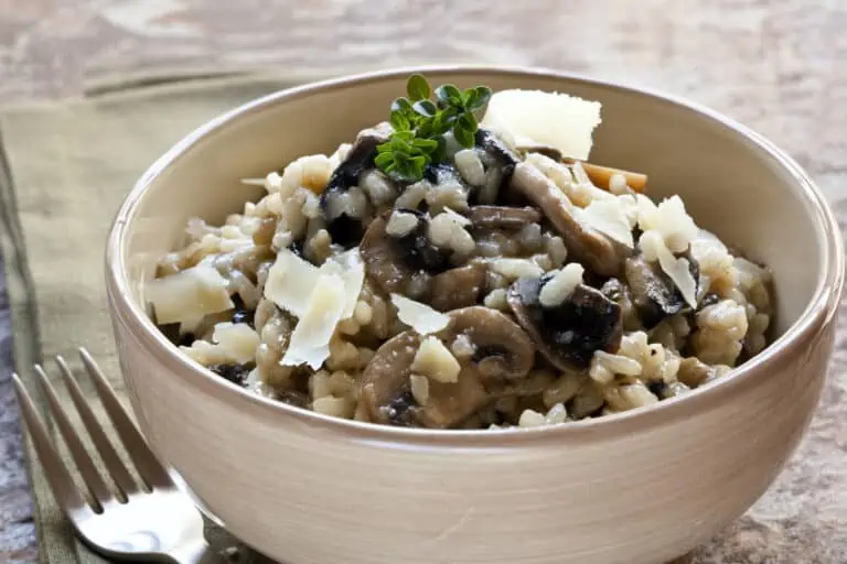 risotto de champiñones