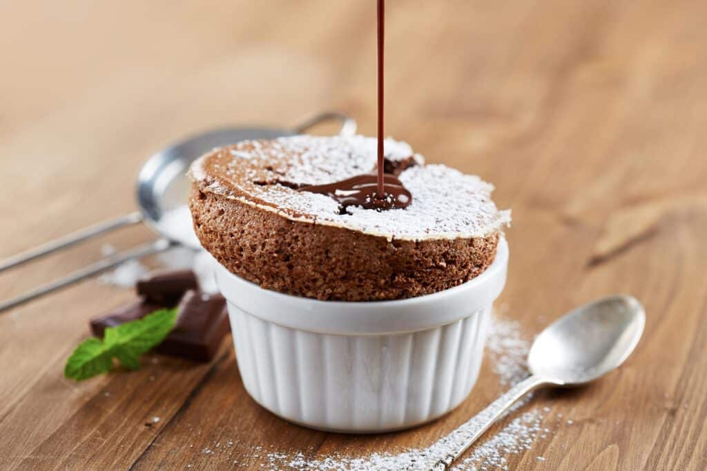 que es el Soufflé de Chocolate