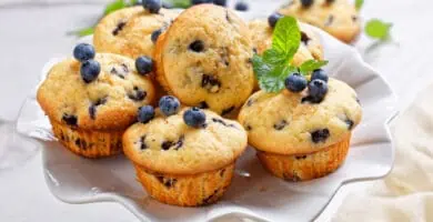 muffins de arandanos