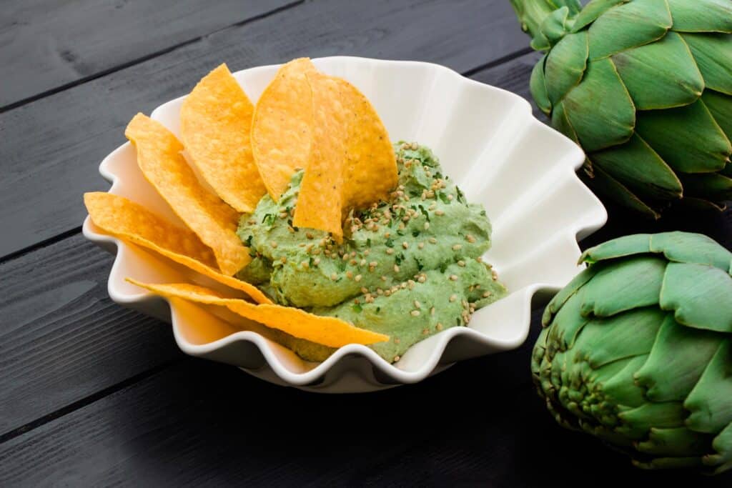 receta de crema de alcachofas