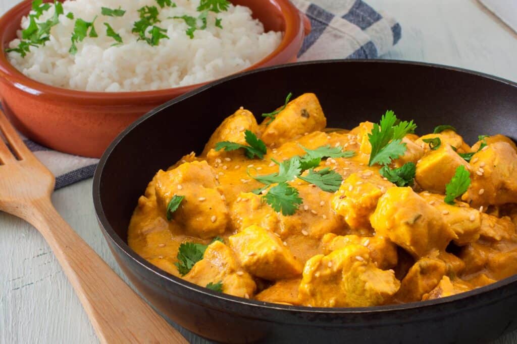 receta de pollo al curry