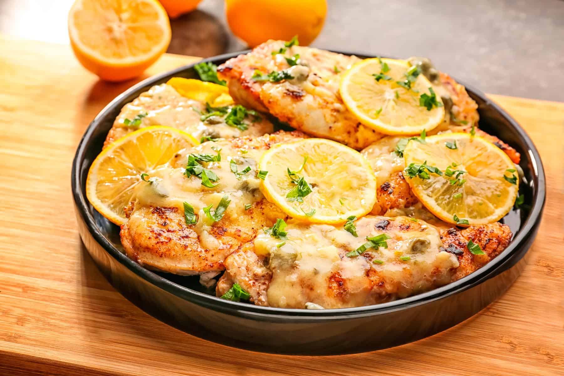 receta de pollo al limon