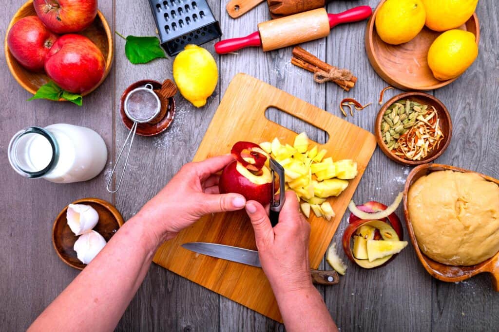Como hacer Crujiente de Manzana