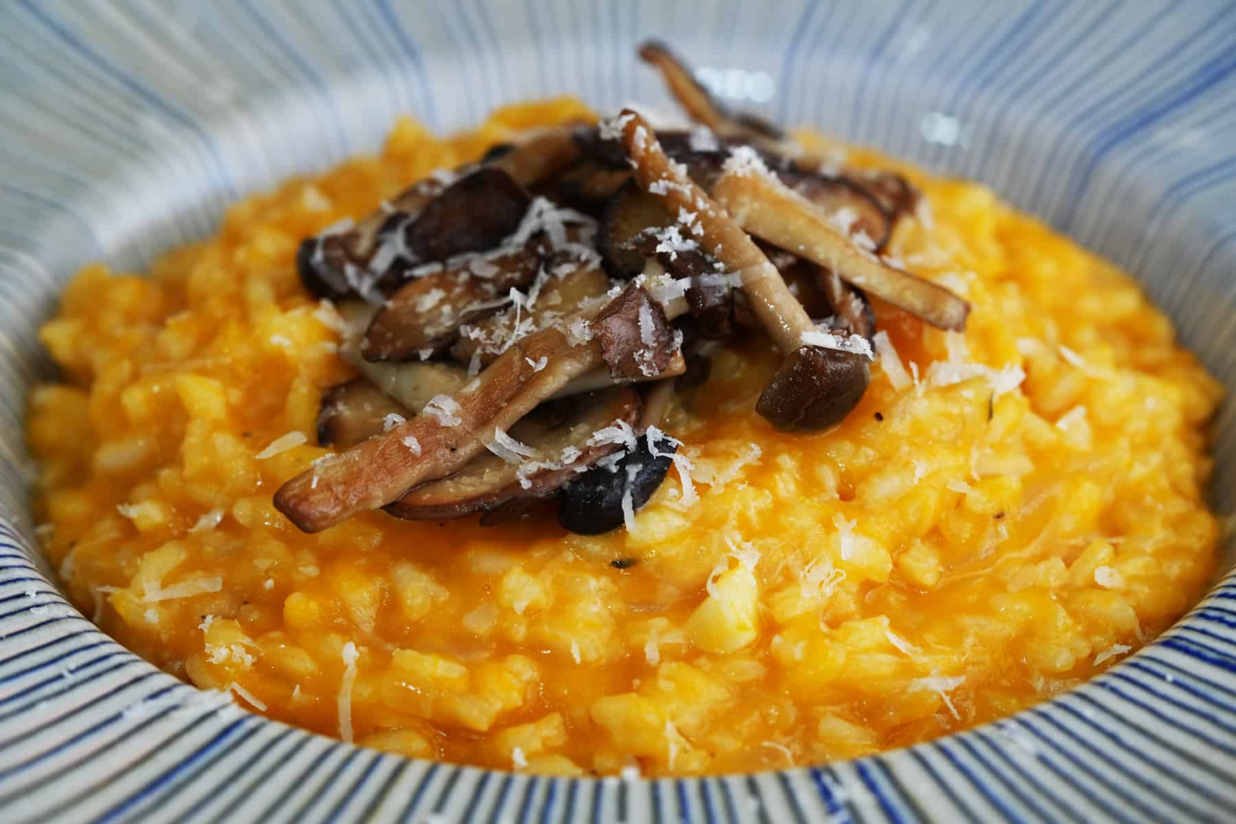 receta de Risotto de calabaza