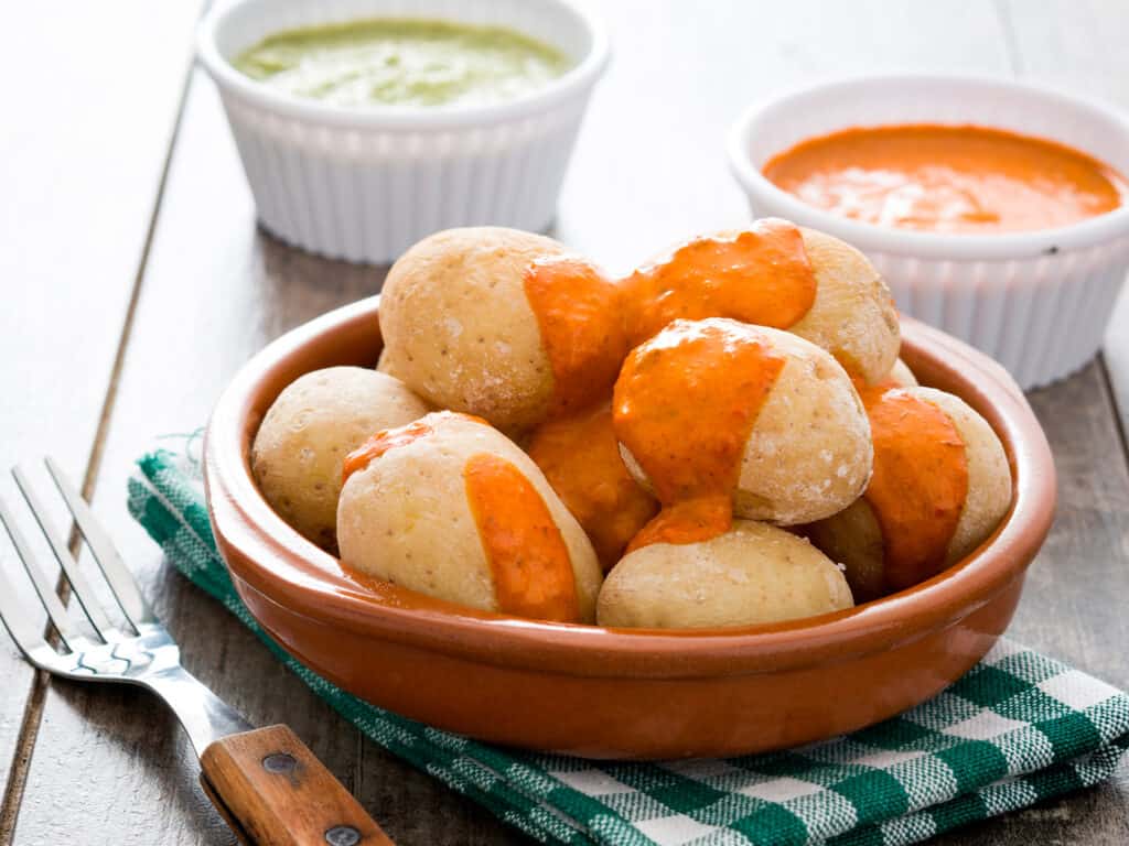 Las papas arrugadas con mojo de las Islas Canarias