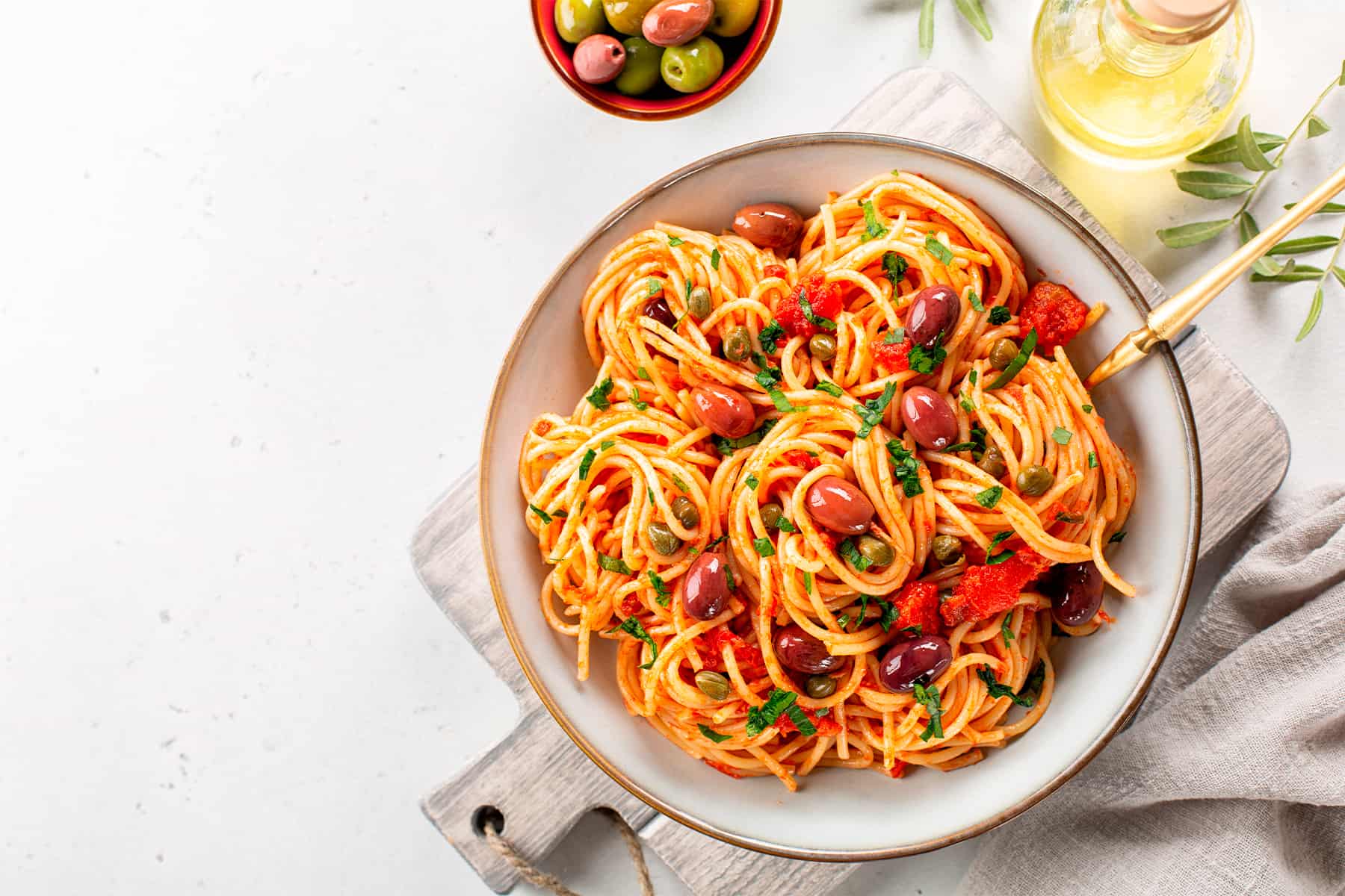 Receta de Spaghetti alla Puttanesca