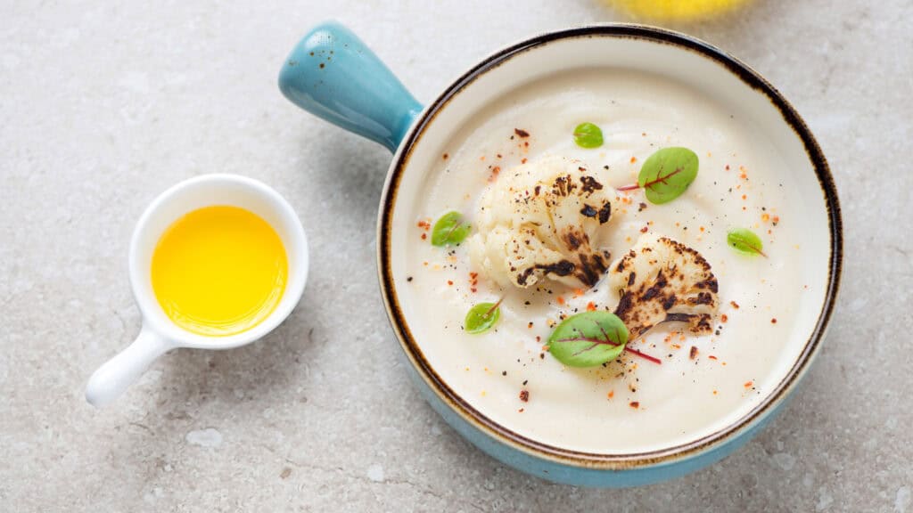 crema de coliflor