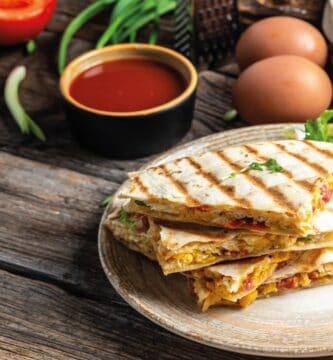 Quesadillas de Pollo con Verduras