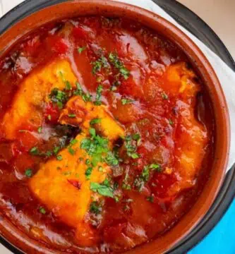Bacalao con Sanfaina