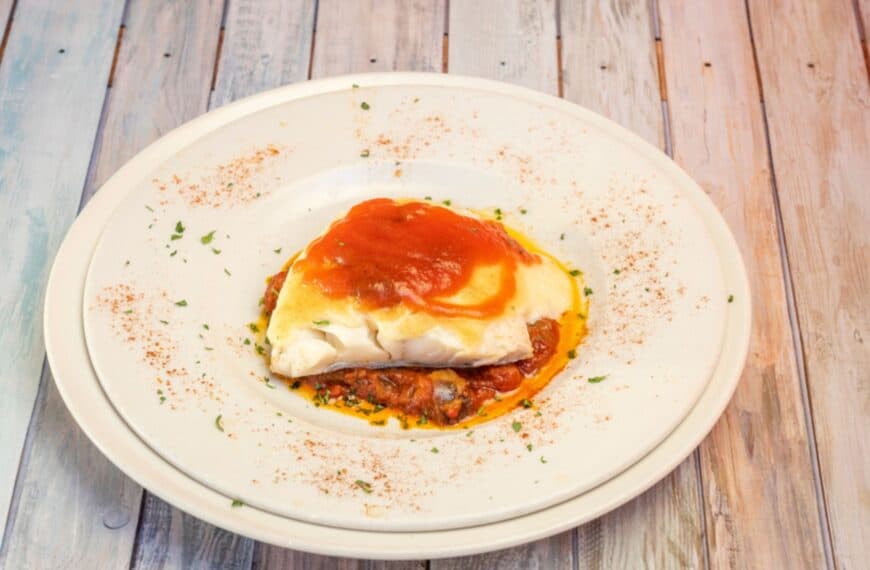 Bacalao con Pisto