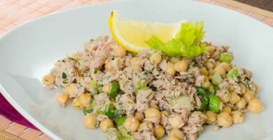 Ensalada de Garbanzos y Atún