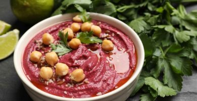Hummus de Remolacha