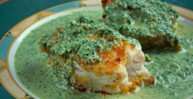 Merluza en Salsa Verde Plato Tipico Español