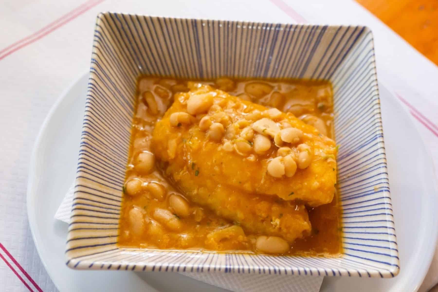 Verdinas con Bacalao