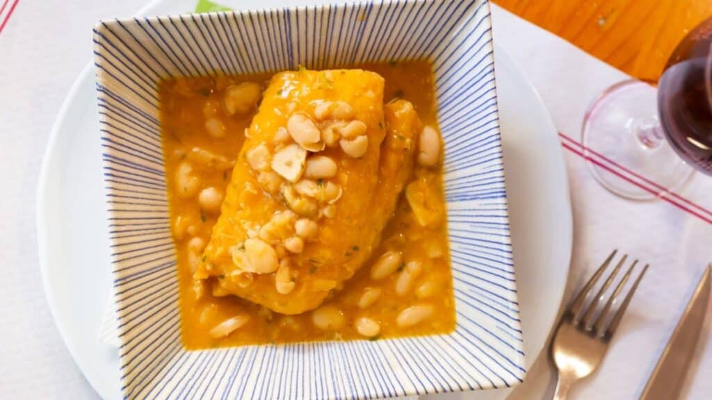 Verdinas con Bacalao