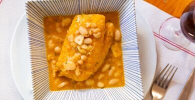 Verdinas con Bacalao
