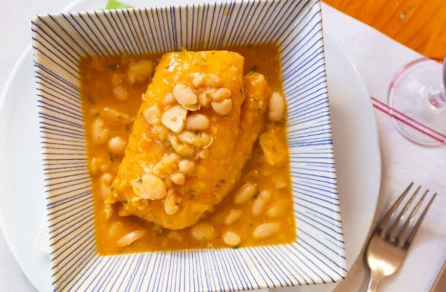 Verdinas con Bacalao