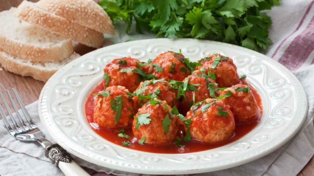Albóndigas de Pavo en Salsa de Tomate
