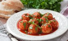 Albóndigas de Pavo en Salsa de Tomate