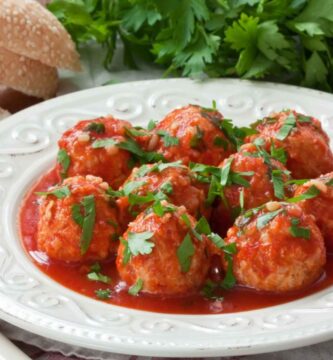 Albóndigas de Pavo en Salsa de Tomate