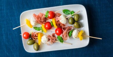 Brochetas de Antipasto