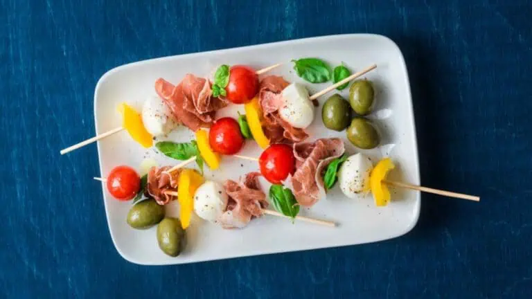 Brochetas de Antipasto