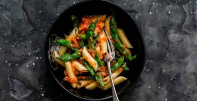Ensalada de Pasta con Judías Verdes