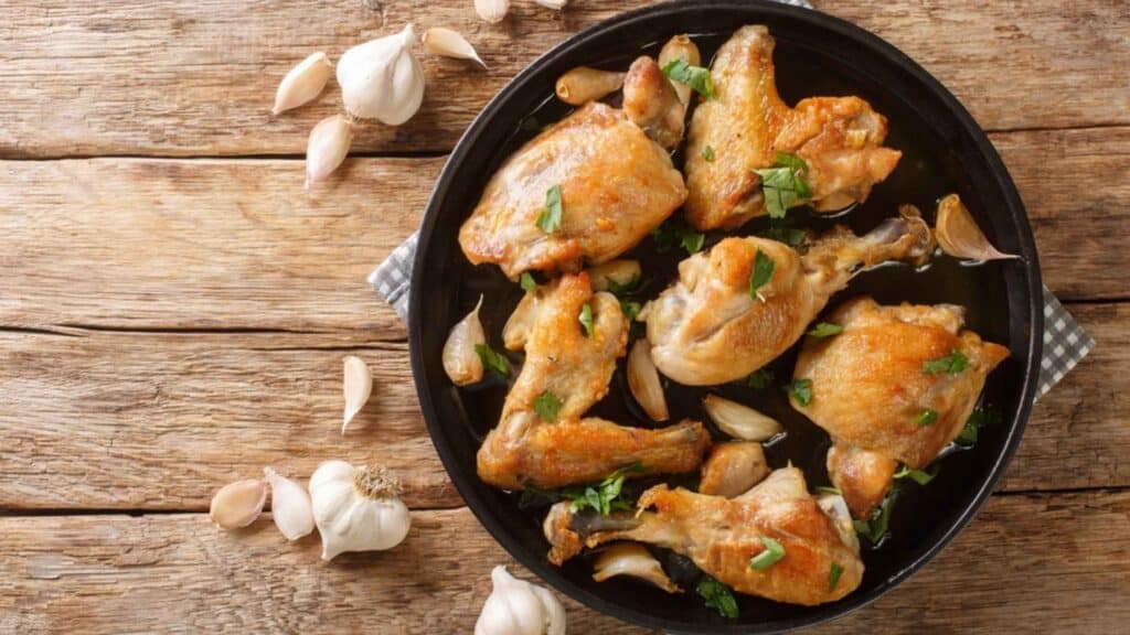 Pollos al Ajillo