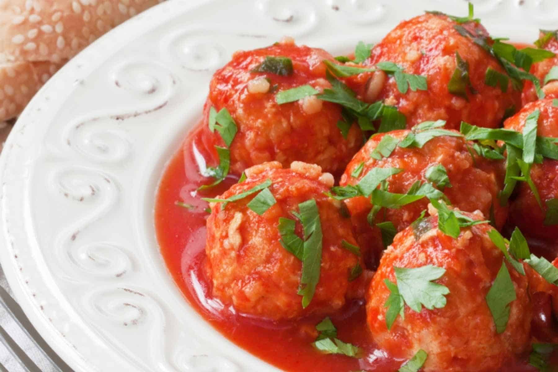 Albóndigas de Pavo en Salsa de Tomate