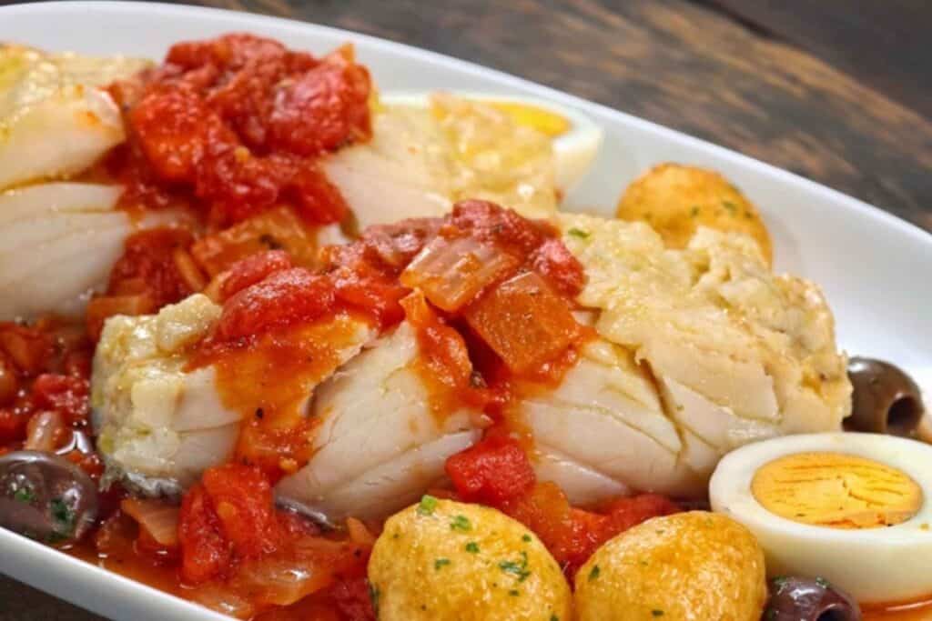 Bacalao a la Tranca con Pimientos